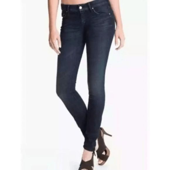 Mother The Looker Love Lust & Pixie Dust Jeans, Dark Wash, Sz 26 /Small, MP $298 - Picture 1 of 15
